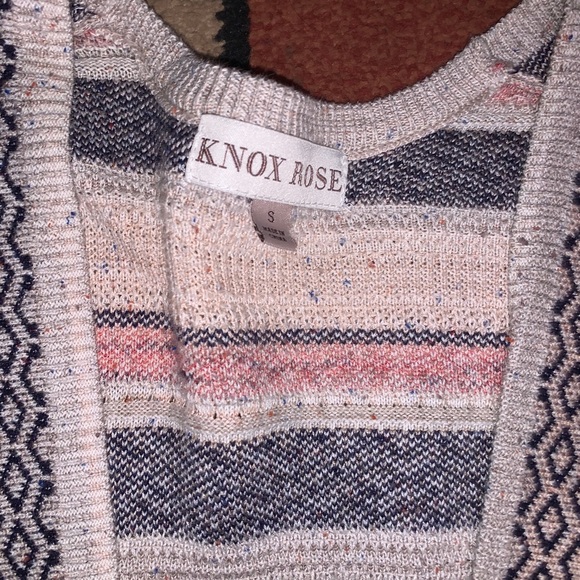 knox rose boho knit open cardigan - Picture 2 of 5